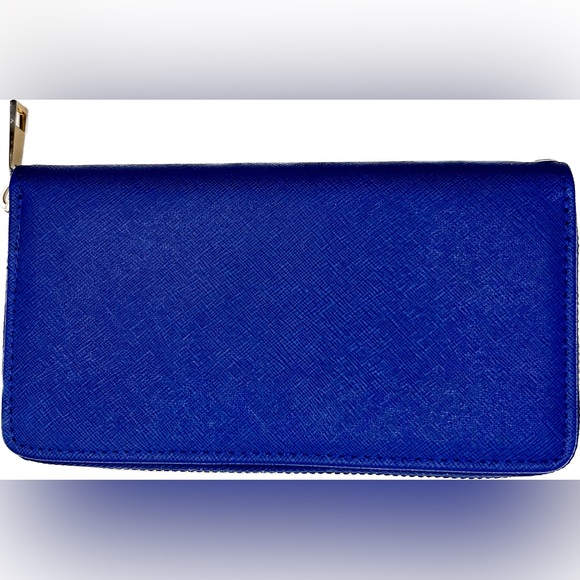 Beautiful Kate Spade ♠️ Cameron Street Stacy Bifold Wallet Dark Blue, Excel Cond - Picture 2 of 12